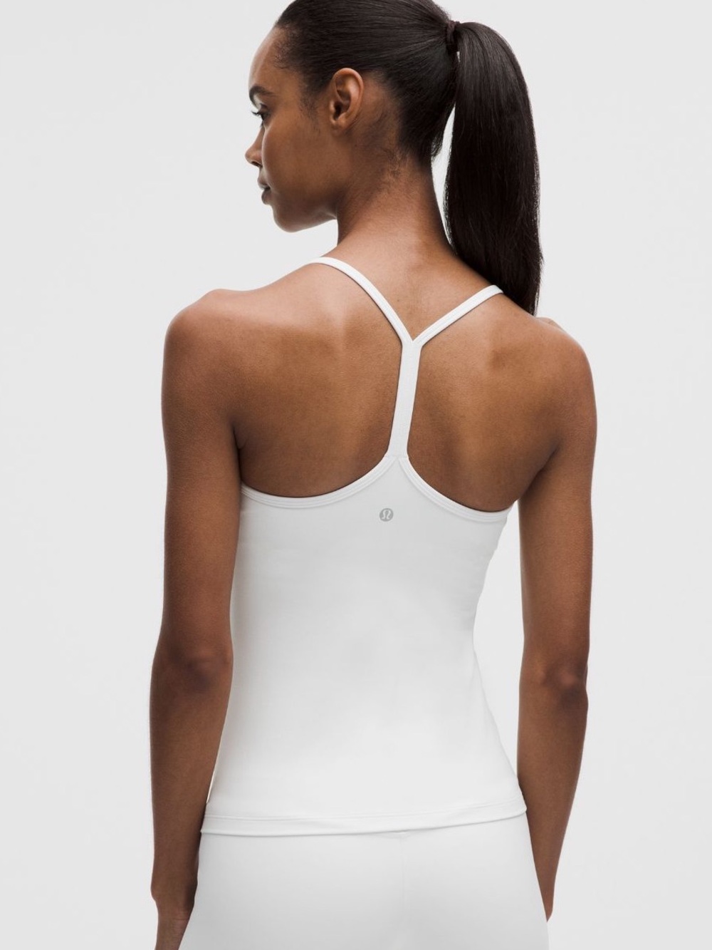 Lululemon White Y Back Strappy Racerback Tank - 4